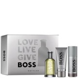 Cumpara ieftin Set cadou Hugo Boss Boss Bottled (Apa de toaleta 100 ml + Gel de dus 150 ml + Deodorant spray 150 ml), pentru barbati