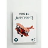 Puzzle 3D din h&acirc;rtie: Avionul cu motor al lui APOLODOR (19 piese)