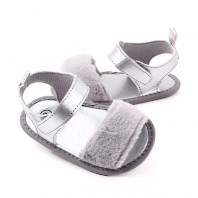 Sandalute argintii - Pufi (Marime Disponibila: 3-6 luni (Marimea 18 foto