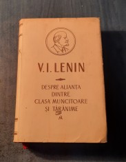 Despre clasa muncitoare si taranime V. I. Lenin