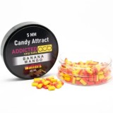 Wafters Addicted Carp Baits Pillow Candy Attract, Banana &amp; Mango, Galben / Portocaliu, 5mm, 40ml