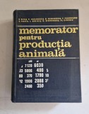 Memorator pentru producția animală - I. Dinu, V. Jurubescu