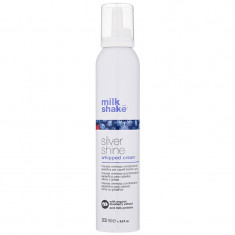 Milk Shake Silver Shine spumă cremoasă pentru păr blond neutralizeaza tonurile de galben 200 ml