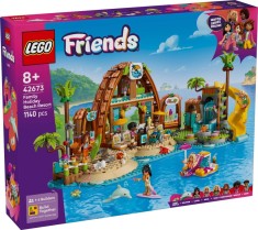 LEGO&reg; Friends - Statiune de pe litoral pentru vacanta cu familia (42673)