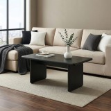 Masa de cafea G&auml;ljami, neagra, 100x55x43,5 cm, [en.casa]