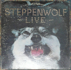 vinil Steppenwolf ?? Live,2xLP US 1972,discuri VG+,vinyl LP pickup foto