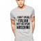 Tricou gri barbati - I Speak - L