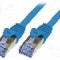 Cablu patch cord, Cat 6a, lungime 0.5m, S/FTP, LOGILINK - CQ3026S