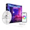 Kit Banda LED Smart NiteBird SL3, Wi-Fi, 2 x 5 Metri, Control prin aplicatie, Senzor muzica SmartElectro IntelligentHouse