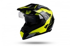Casca enduro/ATV Ufo Aries, culoare negru/galben/gri, marimea L Cod Produs: MX_NEW HE162L