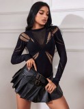 Eross body Irregular Hollow XS/M Black
