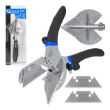 Foarfeca multiunghiulara pentru garnituri, 45&deg;-135&deg; 220 mm, Geko G01368
