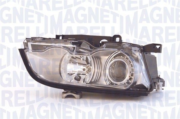 Far Bmw Seria 3 (E46), 07.2001-03.2003, montare fata, dreapta, D2S+H7; electric; rama Titan; cu bec xenon; cu balast; cu motor; xenon, MAGNETI MARELL