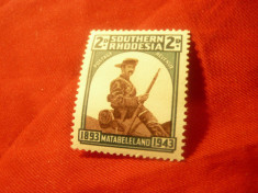 Serie 1 val. Southern Rhodesia 1943 , val. 2p - Istorie foto