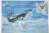 Bnk fil Aeromfila 2000 - MIG 29 - necirculata - stampila ocazionala, Romania de la 1950, Aviatie