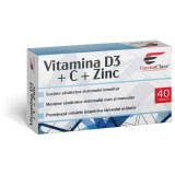 Vitamina D3 + C + Zinc 40cps