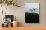 Tablou Canvas Pădure &Icirc;ncețoșată Atmosferă Misterioasă, 26 x 39 cm, CMCLASS