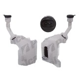 Rezervor spalator parbriz Opel Corsa E, 11.2014-, Gat de umplere cu capac,cu washerpump, Aftermarket