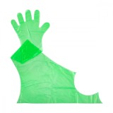 Mănuși veterinare lungi, de unică folosință, cu protecție umăr, 50&nbsp;buc.