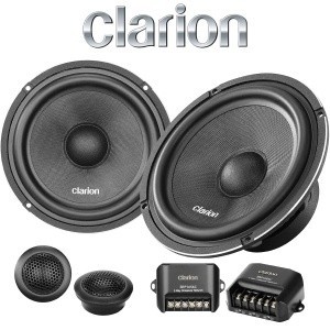 Difuzoare Auto Clarion, SRP1656C, Set componente 2 cai + accesorii, 6,5 inch,