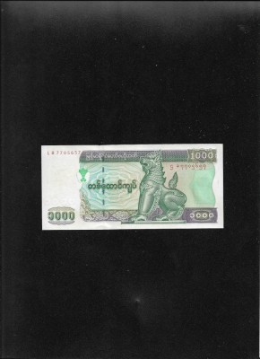 Myanmar 1000 1.000 kyats 2004 seria7705657 aunc foto