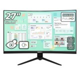 Monitor LED Office Pro Curbat 27 inch OptimX MT27Y-1, Full HD 1920x1020, VGA, HDMI, Slim, NoFrame, LED NewTechnology Media