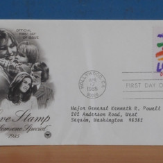 USA - FDC 1985 - LOVE STAMP '' FOR SOMEONE SPECIAL'' - CIRCULAT.