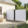 VidaXL Copertină laterală retractabilă, alb, 160x1200 cm 4004826