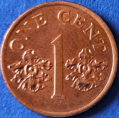 Moneda 1 CENT- SINGAPORE, anul 1992 *cod 807 foto