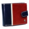 Biroul orizontal colorat pentru bărbați cu &icirc;nchidere, piele naturală, Multicolor