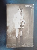 Fotografie tip carte postala, Cigalea in Dragoste de tigan, inceput de secol XX