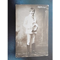 Fotografie tip carte postala, Cigalea in Dragoste de tigan, inceput de secol XX