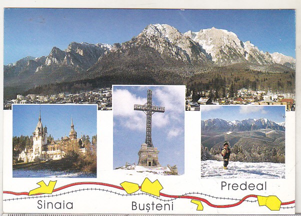 bnk cp Muntii Bucegi - Vedere - necirculata