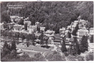 AMS - ILUSTRATA 1263, SLANIC - MOLDOVA, VEDERE GENERALA, ANUL 1959 foto