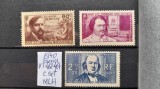 1940-Franta-YT462-464 -MLH, Nestampilat