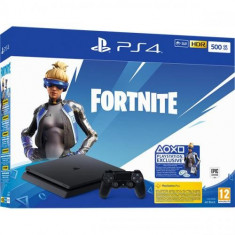 Consola SONY PlayStation 4 Slim (PS4 Slim) 500GB, Jet Black Fortnite Neo Versa Bundle foto