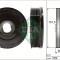 INA 544 0177 10 Fulie curea, arbore cotit