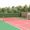 Fileu Tenis Camp vidaXL, 494.5cm, Poliester, Negru/Roșu, Portabil cu Geantă