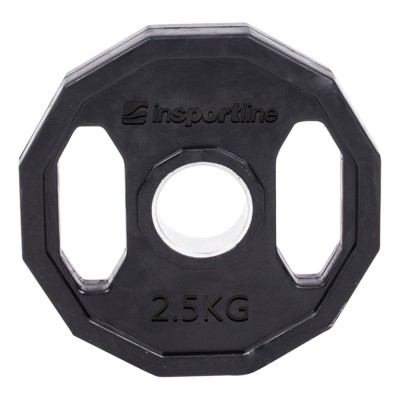 Greutate cauciucata olimpica inSPORTline Ruberton 2,5kg, foto
