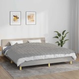VidaXL Pătură cu greutăți, gri, 155x220 cm, 7 kg, material textil 350722