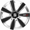 Set 4 Capace Roti GTX Carbon Gri-Negru R17, Pentru Seat, Autohelix MSA