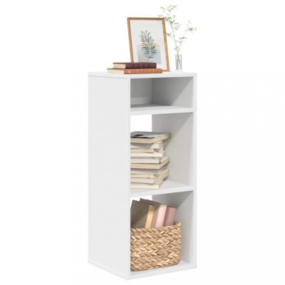 vidaXL Bibliotecă, alb, 34x31x80 cm, lemn prelucrat foto