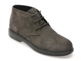 Ghete GEOX gri, U16DCB, din piele intoarsa
