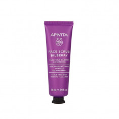 Apivita Masca exfolianta pentru luminozitate cu extract din afine, 50ml