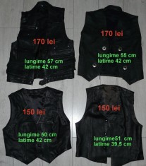 Vesta piele moto,motor-rock chopper marimi diverse,chopper,motociclisti,geaca foto
