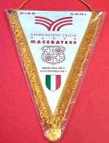 Fanion fotbal - Associazione Calcio Nuova Maceratese (Italia) - folie de protectie si dimensiuni mari 34X22 cm