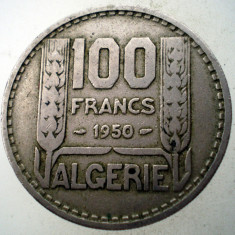 7.224 ALGERIA OCUPATIE FRANCEZA 100 FRANCS FRANCI 1950