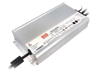 Alimentator LED 600W 24V 25A HLG-600H-24A foto