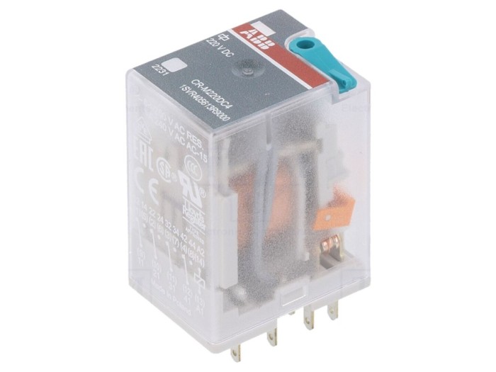 Releu electromagnetic DPDT 24V DC
