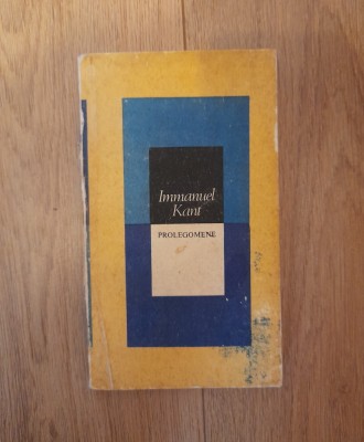 Prolegomene - Immanuel Kant foto